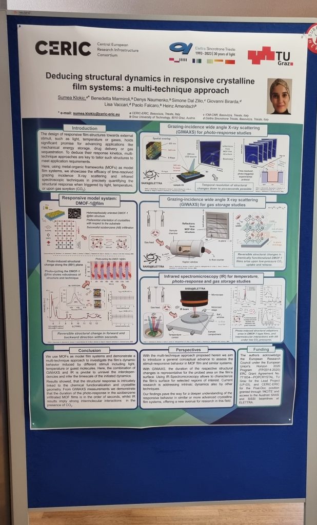 Energy research: CERIC post-doc won “best poster prize” - Ceric